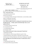 Bo de thi giua hoc ki 2 hoat dong trai nghiem huong nghiep 6 sach canh dieu