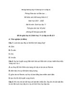 Top 100 đề thi sinh học lớp 11 học kì 1, học kì 2 năm 2022   2023 có đáp án p (2)