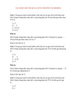 Trac nghiem sinh hoc 9 bai 7 co dap an nam 2021