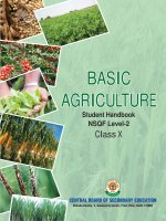 Ebook Basic agriculture: Student handbook (NSQF Level-2 - Class X)