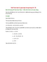 Hai so co bcnn la 23353 va ucln la 225 biet mot trong hai so bang 2235