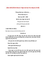 Nam 2021 de thi giua ki 1 ngu van lop 10 co dap an 10 de