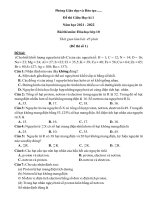 Nam 2021 de thi giua ki 1 hoa hoc lop 10 co dap an 10 de blori
