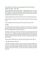 Mot hop co 4 chiec keo trong do co 1 chiec keo mau hong 1 chiec keo mau xanh