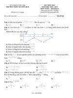Đề thi thpt môn toán năm 2023 (95)