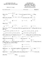 Đề thi thpt môn toán năm 2023 (63)