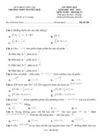 Đề thi thpt môn toán năm 2023 (56)