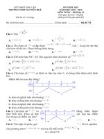 Đề thi thpt môn toán năm 2023 (88)