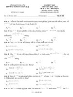 Đề thi thpt môn toán năm 2023 (55)