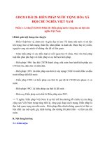 Ly thuyet gdcd 8 bai 20 moi 2023 10 cau trac nghiem hien phap nuoc cong hoa xa hoi chu nghia viet nam