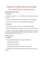 Ly thuyet gdcd 8 bai 13 moi 2023 10 cau trac nghiem phong chong te nan xa hoi