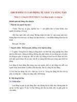 Ly thuyet gdcd 8 bai 11 moi 2023 10 cau trac nghiem lao dong tu giac va sang tao