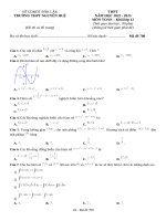 Đề ôn thi thpt toán (18)