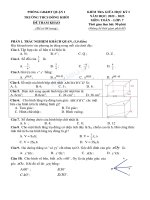 De thi giua hoc ki 1 mon toan lop 7 nam 2022 2023 co dap an truong thcs dong khoi tp hcm de tham khao  4163