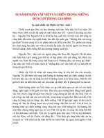 Top14 bai so sanh nhan vat viet va chien trong truyen nhung dua con trong gia dinh 2023 sieu hay