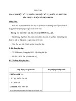 Giao an toan 5 bai chia mot so tu nhien cho mot so tu nhien ma thuong tim duoc la mot so thap phan moi nhat cv5555