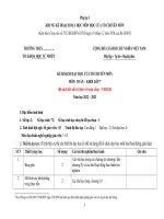 Phụ lục I, II, III môn toán 7 (Bộ sách kết nối tri thức với cuộc sống) năm học 2022  2023