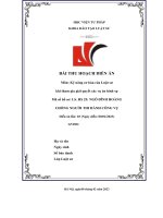 Hs25 bài thu hoạch diễn án