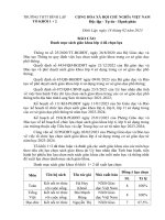 Báo cáo lựa chọn sgk tổ 1 + 2 (đã sửa)