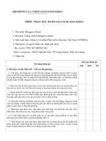 9 phieu nhan xet sgk ca nhan