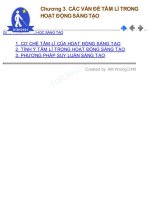 Giáo trình tâm lí học sáng tạo phần 2