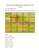 Đề thi trạng nguyên tiếng việt lớp 5 năm 2018 2019   vòng 12