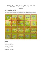 Đề thi trạng nguyên tiếng việt lớp 2 năm 2018 2019   vòng 18