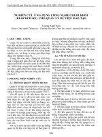 Nghiên cứu ứng dụng công nghệ chuối khối (blockchain) cho quản lý dữ liệu đào tạo