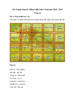 Đề thi trạng nguyên tiếng việt lớp 3 năm 2018 2019   vòng 12