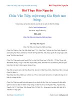 Châu văn tiếp, một trong gia định tam hùng    bùi thụy đào nguyên