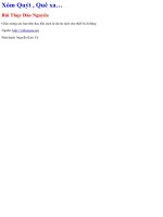 Xom quyt , que xa     bui thuy dao nguyen