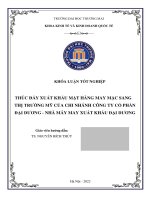 Thúc đẩy xuất khẩu mặt hàng may mặc sang thị trường mỹ của chi nhánh công ty cổ phần đại dương   nhà máy may xuất khẩu đại dương