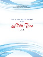 Tài Liệu Giáo Dục Địa Phương Tỉnh Bến Tre Lớp 6.Pdf