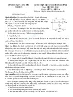 Đề Thi Học Sinh Giỏi Môn Vật Lí Lớp 12 Năm 2021-2022 Có Đáp Án - Sở Gd&Đt Nghệ An.pdf