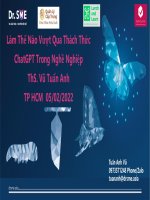 Làm thế nào vượt qua thách thức chatgpt trong nghề nghiệp