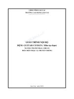 Giáo trình đệm guitar cơ bản   trường cao đẳng lào cai