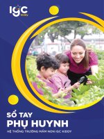Sổ tay dành cho phụ huynh (Hệ thống trường Mầm non IGC Kiddy)