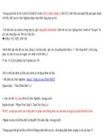 Công thức tính nhanh 200 câu trắc nghiệm Vật Lý Đại Cương 1