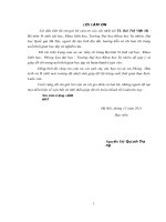 Luận văn ảnh hưởng của một số yếu tố ảnh hưởng đến sự sinh trưởng và tổng hợp chất kháng khuẩn của l  plantarum l5