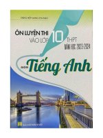 Ôn thi tiếng anh  vào lớp 10 2023 2024 mới nhất