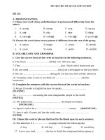 Ht22 Đề Ôn Thi Vao 10 Đề 1.Docx