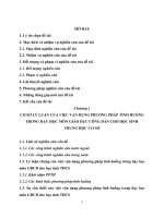 Luận Văn Thạc Sỹ -  Vận Dụng Phương Pháp Tình Huống Trong Dạy Học Môn Gdcd 6 Ở Các Trường Trung Học Cơ Sở Thành Phố Thái Nguyên