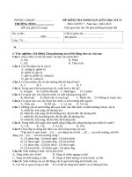 Đề Kiểm Tra Giữa Hk Ii Khtn 7.Docx