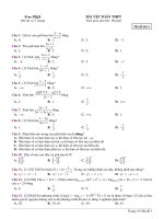 Đề ôn thpt toán 12 (211)