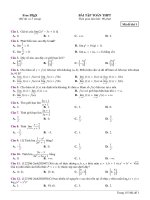 Đề ôn thpt toán 12 (203)