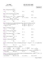 Đề ôn thpt toán 12 (236)