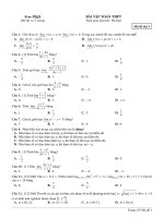 Đề ôn thpt toán 12 (391)