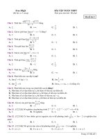 Đề ôn thpt toán 12 (201)