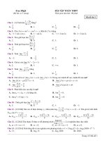 Đề ôn thpt toán 12 (22)