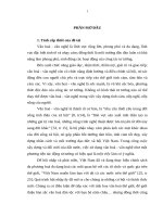 (Luận văn thạc sĩ khoa học chính trị) vai trò văn hoá văn nghệ trong công tác tư tưởng ở thái bình hiện nay